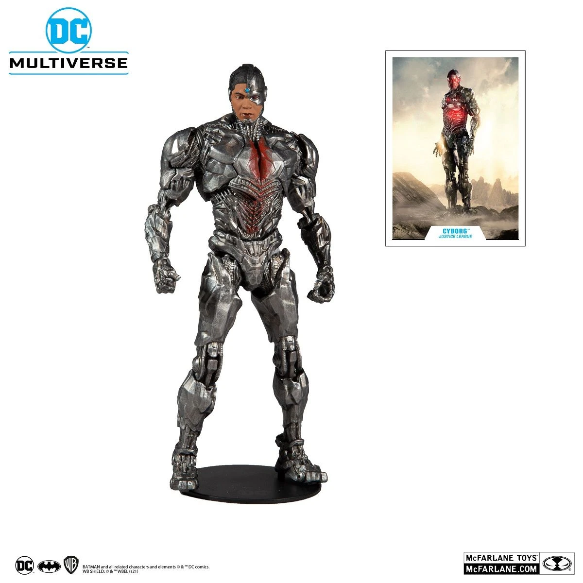 DC Justice League Movie - Cyborg - Actionfigur 1 DC Justice League Movie - Cyborg - Actionfigur