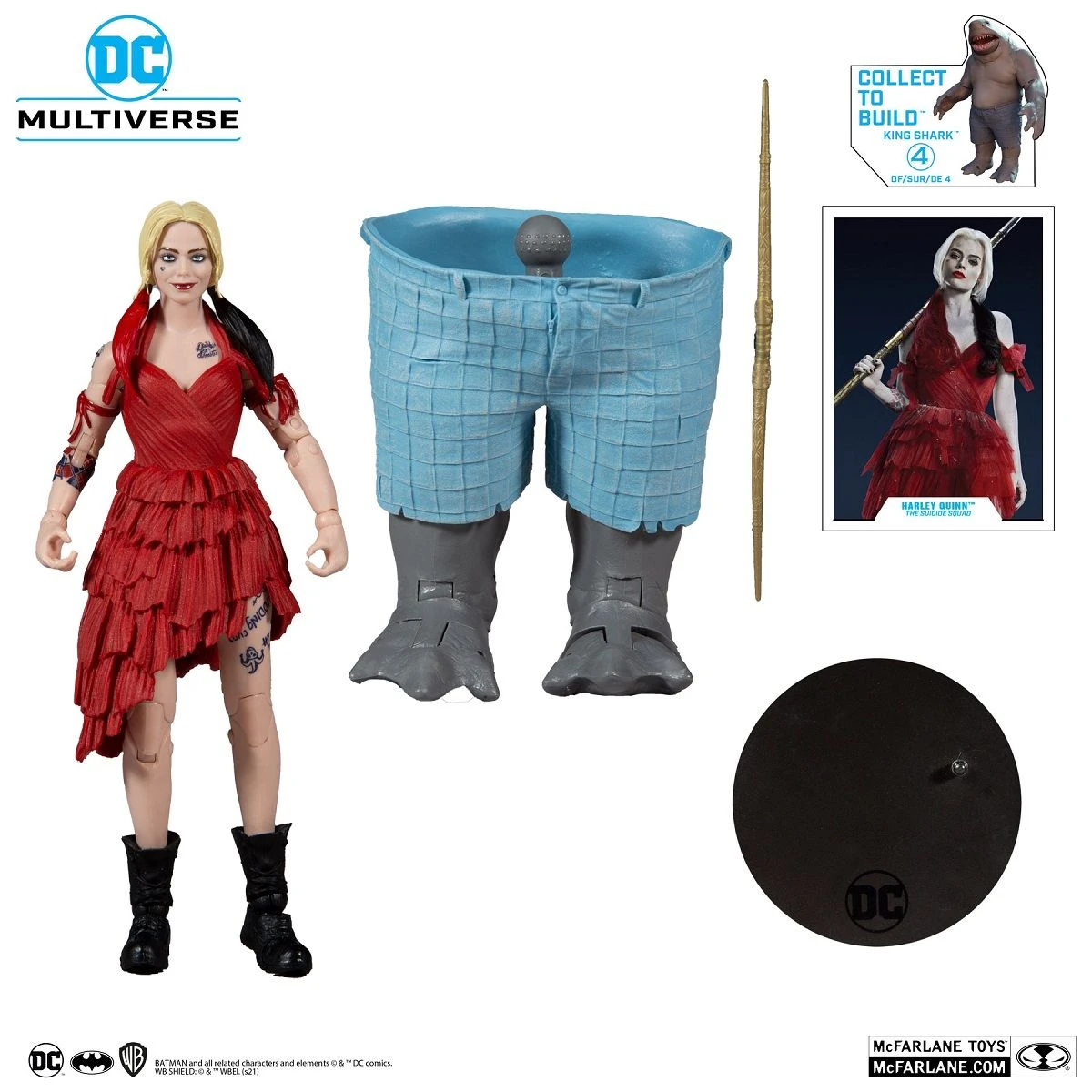 DC Multiverse - Harley Quinn - Suicide Squad - Actionfigur 1 DC Multiverse - Harley Quinn - Suicide Squad - Actionfigur