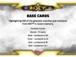 Topps - WWE NXT Hobby Booster Display 2020 (EN) 10 Topps - WWE NXT Hobby Booster Display 2020 (EN) -Angebote Figuren Store 2020 topps wwe nxt 2