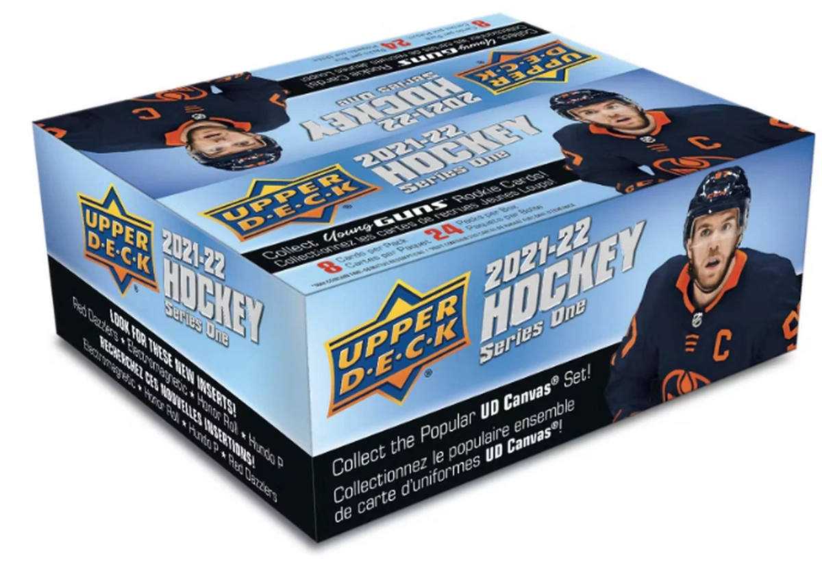 Upper Deck 2021-2022 NHL Series One Retail Foil Display 1 Upper Deck 2021-2022 NHL Series One Retail Foil Display