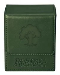 Ultra Pro Magic The Gathering Flip Box Green Mana
