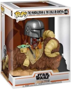 FUNKO POP! Star Wars Figur - The Mandalorian & The Child On Bantha -Angebote Figuren Store 61krivym2vl. ac sl1000
