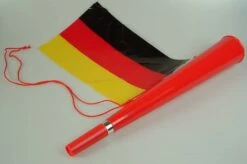 Diverse Tröte Mit Deutschlandflagge