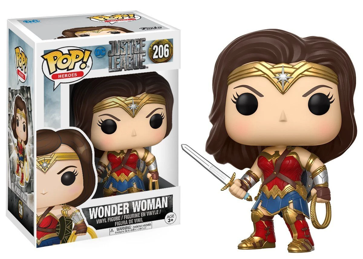 FUNKO POP! - DC - Justice League - Wonder Woman Figur 1 FUNKO POP! - DC - Justice League - Wonder Woman Figur