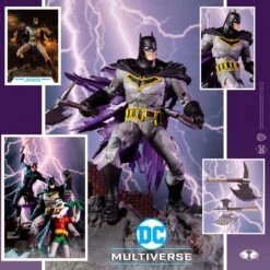 DC Multiverse - Batman With Battle Damage Actionfigur -Angebote Figuren Store batman battle damage stylized collage
