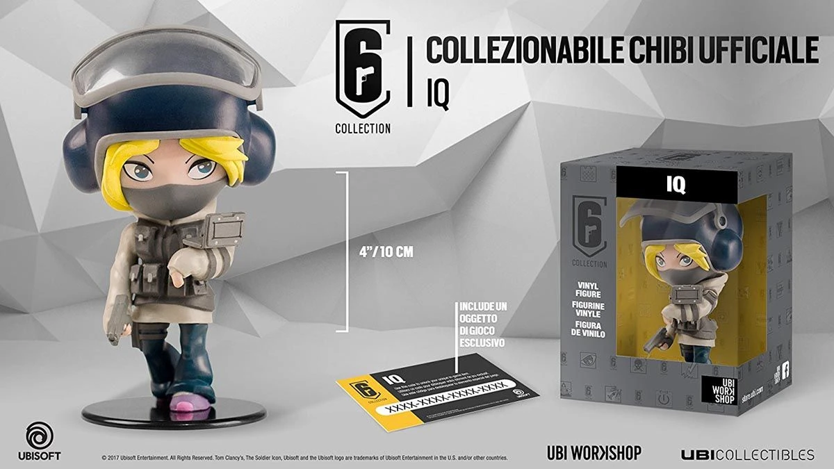 Ubisoft Six Collection - IQ 10cm Vinyl Figur 1 Ubisoft Six Collection - IQ 10cm Vinyl Figur