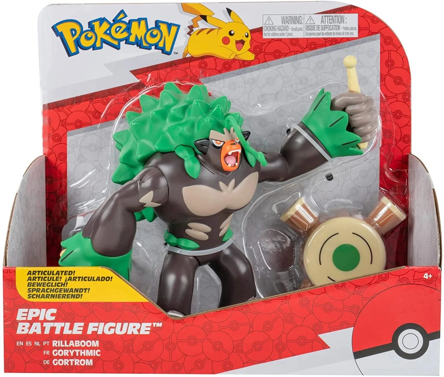 Pokémon - Gortrom/Rillaboom - Epic Battle Actionfigur 3 Pokémon - Gortrom/Rillaboom - Epic Battle Actionfigur – Bild 3