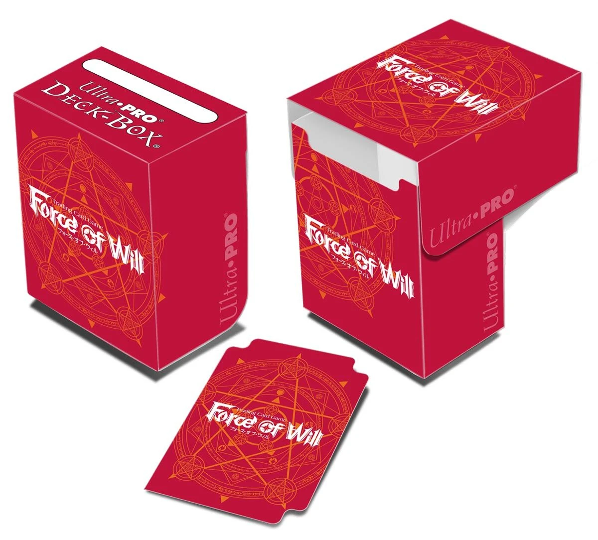 Ultra Pro UP Force Of Will Deck-Box Red 1 Ultra Pro UP Force Of Will Deck-Box Red