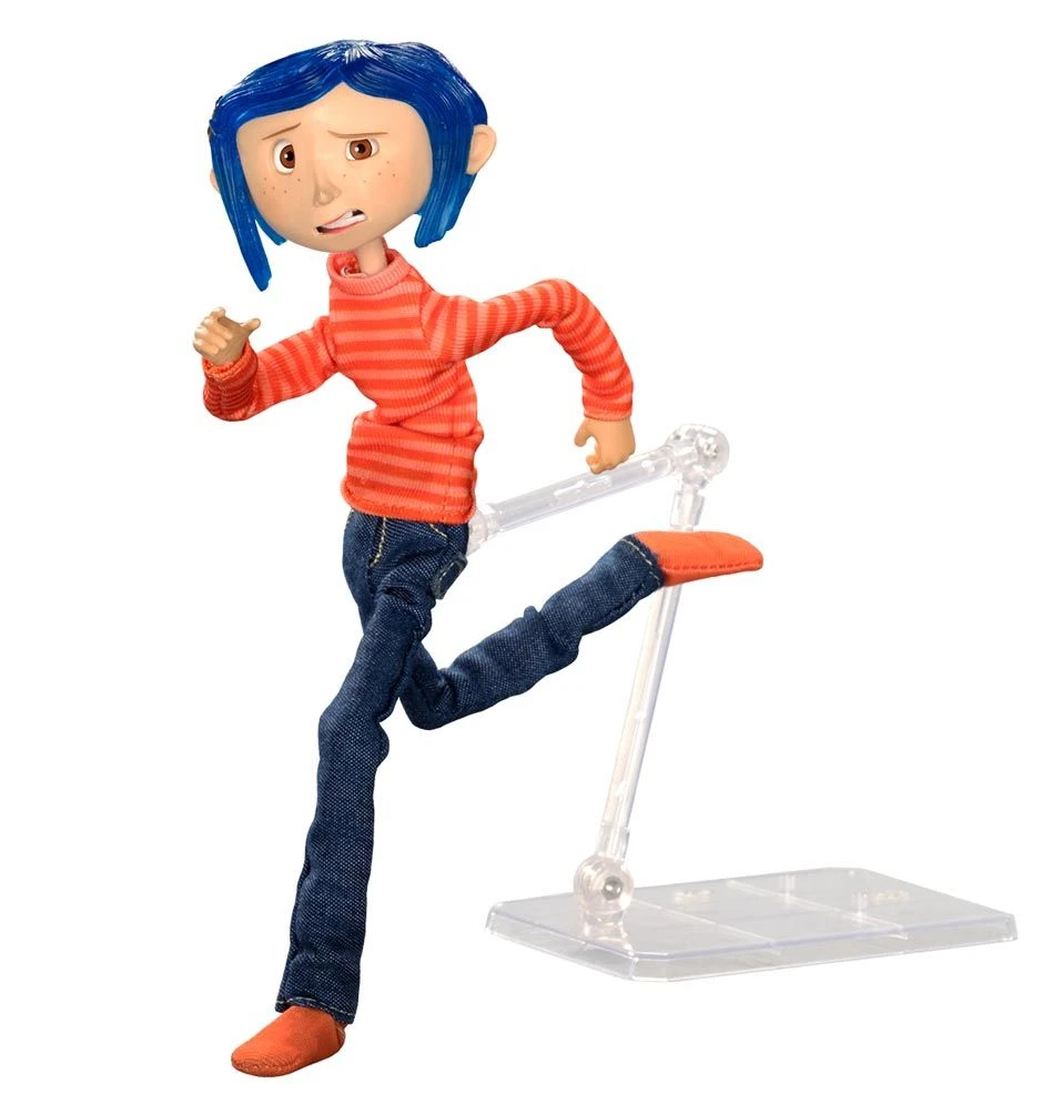 NECA Coraline Articulated Figur - Coraline In Striped Shirt And Jeans 2 NECA Coraline Articulated Figur - Coraline In Striped Shirt And Jeans – Bild 2