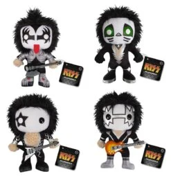 FUNKO Kiss Plushies - 4er Set (Demon, Starchild, Catman, Spaceman)
