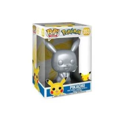 FUNKO POP! - Pokémon - Pikachu Metallic Figur 25cm -Angebote Figuren Store figurine funko pop jumbo pokemon pikachu dd