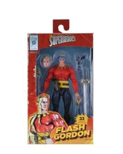 NECA The Original Superheroes S1 - Flash Gordon Actionfigur -Angebote Figuren Store flash pkg3 scaled 1