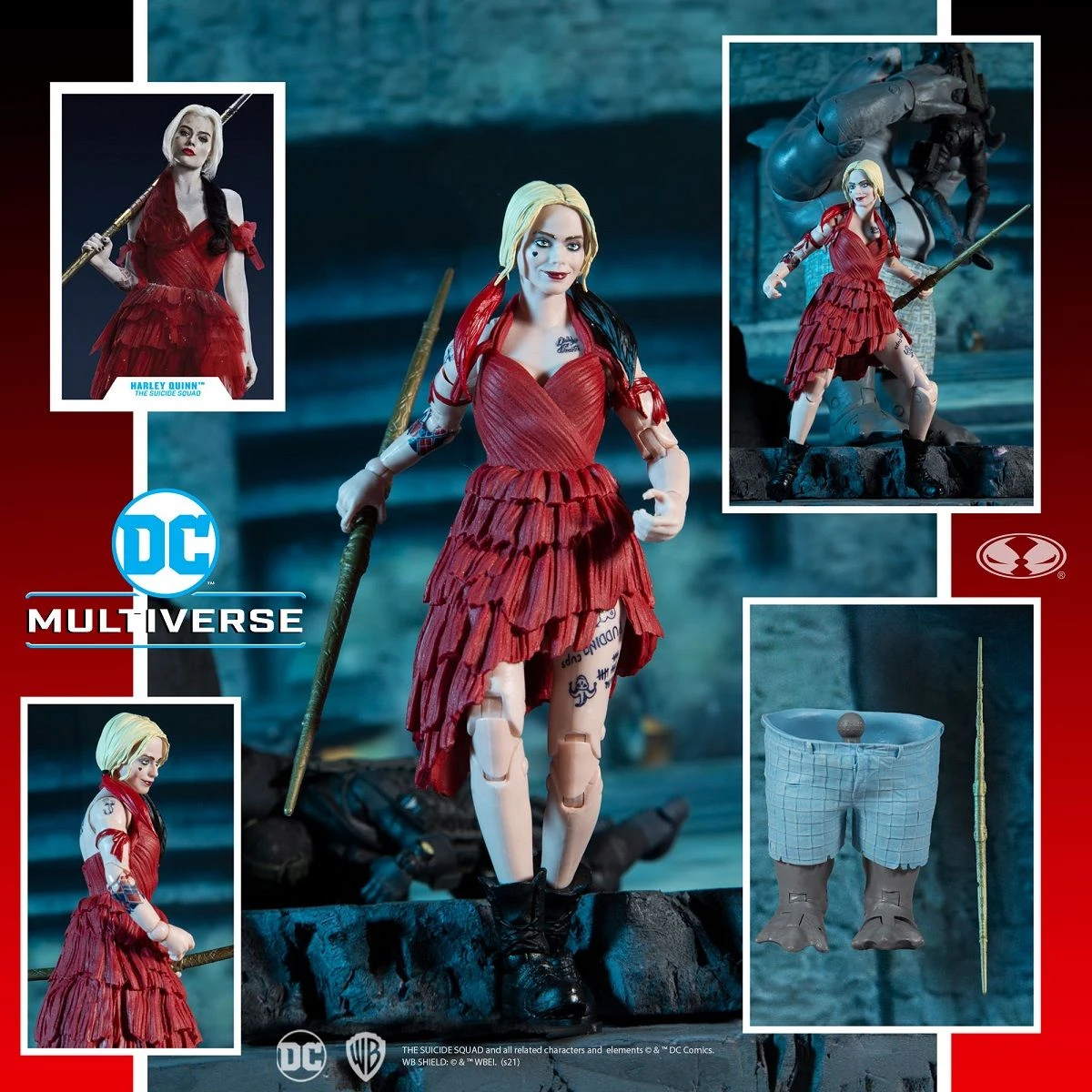 DC Multiverse - Harley Quinn - Suicide Squad - Actionfigur 11 DC Multiverse - Harley Quinn - Suicide Squad - Actionfigur – Bild 11