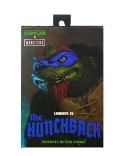 NECA Universal Monsters X TMNT - Ultimate Leonardo Als The Hunchback Figur -Angebote Figuren Store leo pkg1 scaled 1