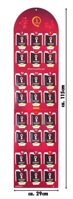 Panini 2022 FIFA World Cup Qatar Sticker Adventskalender Set (DE) -Angebote Figuren Store panini wm2022 adventskalender 14 600
