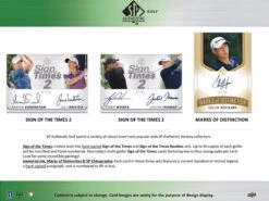 Upper Deck - SP Authentic Golf 2021 Display -Angebote Figuren Store sp authentic golf 3